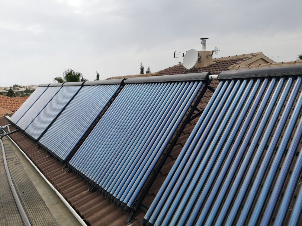 solarny kolektor na ohrev vody