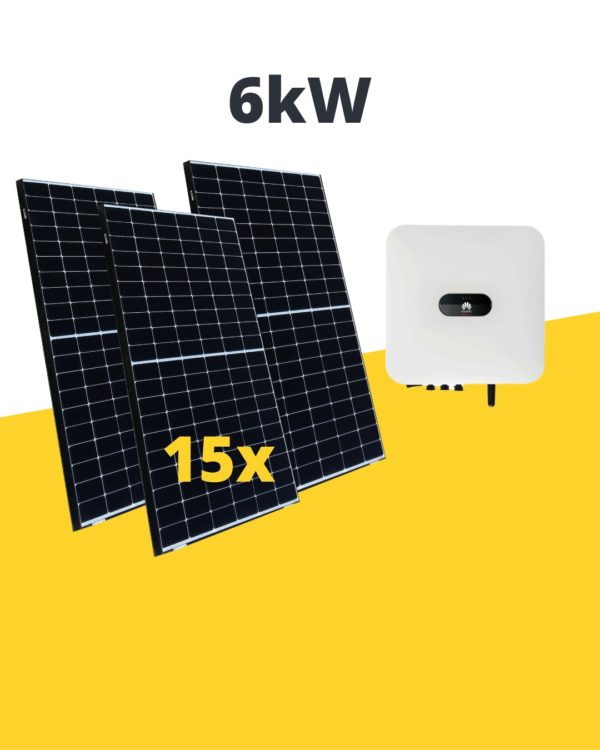6kW solárny systém, 3 fázový, fotovoltaika, solárne panely na výrobu elektriny